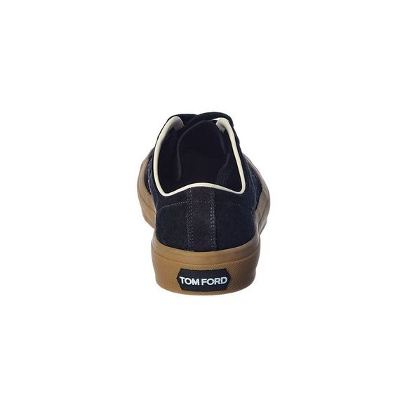 Tom Ford Suede Sneaker, Black - Picture 3 of 5